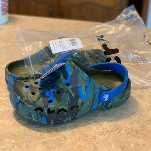 Boys Crocs- unlined Camo